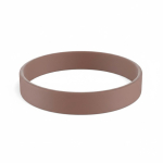Braccialetto silicone su misura eventi 100% personalizzabile color marrone scuro settima vista