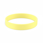 Braccialetto silicone su misura eventi 100% personalizzabile color giallo chiaro settima vista