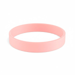 Braccialetto silicone su misura eventi 100% personalizzabile color corallo settima vista