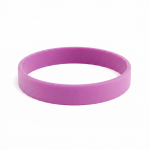 Braccialetto silicone su misura eventi 100% personalizzabile color lilla settima vista