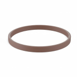 Braccialetto silicone sottile eventi su misura 100% personalizzabile color marrone settima vista
