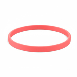 Braccialetto silicone sottile eventi su misura 100% personalizzabile color rosso settima vista