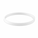 Braccialetto silicone sottile eventi su misura 100% personalizzabile color bianco settima vista