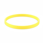 Braccialetto silicone sottile eventi su misura 100% personalizzabile color giallo settima vista