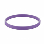 Braccialetto silicone sottile eventi su misura 100% personalizzabile color viola settima vista