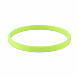 Braccialetto silicone sottile eventi su misura 100% personalizzabile color lime settima vista