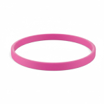 Braccialetto silicone sottile eventi su misura 100% personalizzabile color fucsia fluorescente settima vista