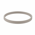 Braccialetto silicone sottile eventi su misura 100% personalizzabile color grigio topo settima vista