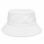 Berretto poliestere 150 g/m2 su misura bifacciale color bianco settima vista
