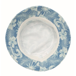 Berretto poliestere 150 g/m2 su misura bifacciale color bianco terza vista