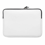 Custodia laptop su misura in neoprene resistente all'acqua color bianco settima vista