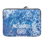 Custodia laptop su misura in neoprene resistente all'acqua color bianco