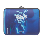 Custodia laptop su misura in neoprene resistente all'acqua color bianco