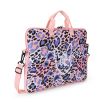 Borsa laptop in neoprene su misura con doppia maniglia color bianco
