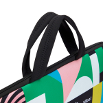 Borsa laptop su misura in neoprene resistente all'acqua color bianco quinta vista