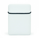 Custodia tablet su misura in neoprene resistente all'acqua color bianco settima vista