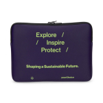 Custodia su misura per tablet in neoprene antiurto color bianco terza vista