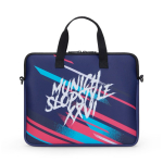 Borsa su misura per laptop in neoprene antiurto color bianco