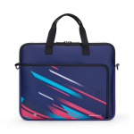 Borsa su misura per laptop in neoprene antiurto color bianco terza vista