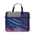 Borsa su misura per laptop in neoprene antiurto color bianco quinta vista