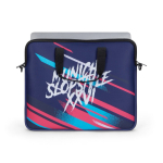 Borsa su misura per laptop in neoprene antiurto color bianco quinta vista