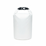 Borsa PVC impermeabile su misura con tracolla 5.8L color bianco settima vista
