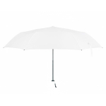 Mini ombrello tascabile su misura pieghevole leggero Ø90 color bianco settima vista