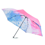 Mini ombrello tascabile su misura pieghevole leggero Ø90 color bianco quinta vista