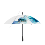 Ombrello antivento su misura 100% personalizzabile Ø102 color bianco vista area di stampa