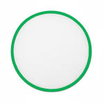 Frisbee pieghevole bordo colorato su misura 100% pers. color verde settima vista