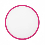 Frisbee pieghevole bordo colorato su misura 100% pers. color fucsia settima vista
