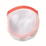 Frisbee pieghevole bordo colorato su misura 100% pers. color granata quinta vista