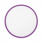 Frisbee pieghevole bordo colorato su misura 100% pers. color viola settima vista
