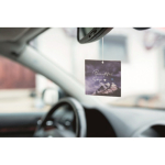 Profumatore da auto su misura con forma personalizzata color bianco