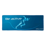 Asciugamano sportivo su misura 100% poliestere 170 g/m2 color bianco