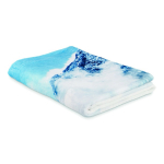 Coperta extra sottile su misura in pile 270 g/m2 personalizzabile color bianco