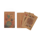 Mazzo da 54 carte su misura in carta kraft color bianco settima vista