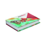 Block notes con post-it e segnapagina su misura con copertina rigida color bianco