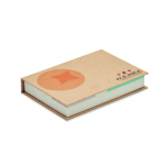 Block notes post-it e segnapagina su misura con copertina rigida color bianco