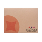 Block notes post-it su misura e copertina morbida in carta riciclata color bianco settima vista