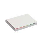 Block notes post-it e segnapagina su misura con copertina flessibile color bianco settima vista