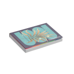 Block notes post-it e segnapagina su misura con copertina flessibile color bianco