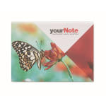 Block notes post-it e segnapagina su misura con copertina flessibile color bianco
