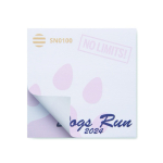 Post-it quadrati bianchi su misura 100% personalizzabili color bianco