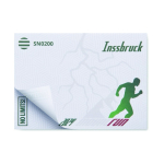 Post-it rettangolari bianchi su misura 100% personalizzabili color bianco quinta vista