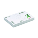 Post-it rettangolari bianchi su misura 100% personalizzabili color bianco