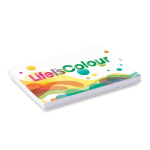 Set da 50 post-it bianchi su misura realizzati in UE color bianco