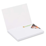 Set da 100 post-it bianchi su misura realizzati in UE color bianco quinta vista