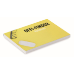 Set da 100 post-it bianchi su misura realizzati in UE color bianco