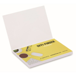 Set da 100 post-it bianchi su misura realizzati in UE color bianco